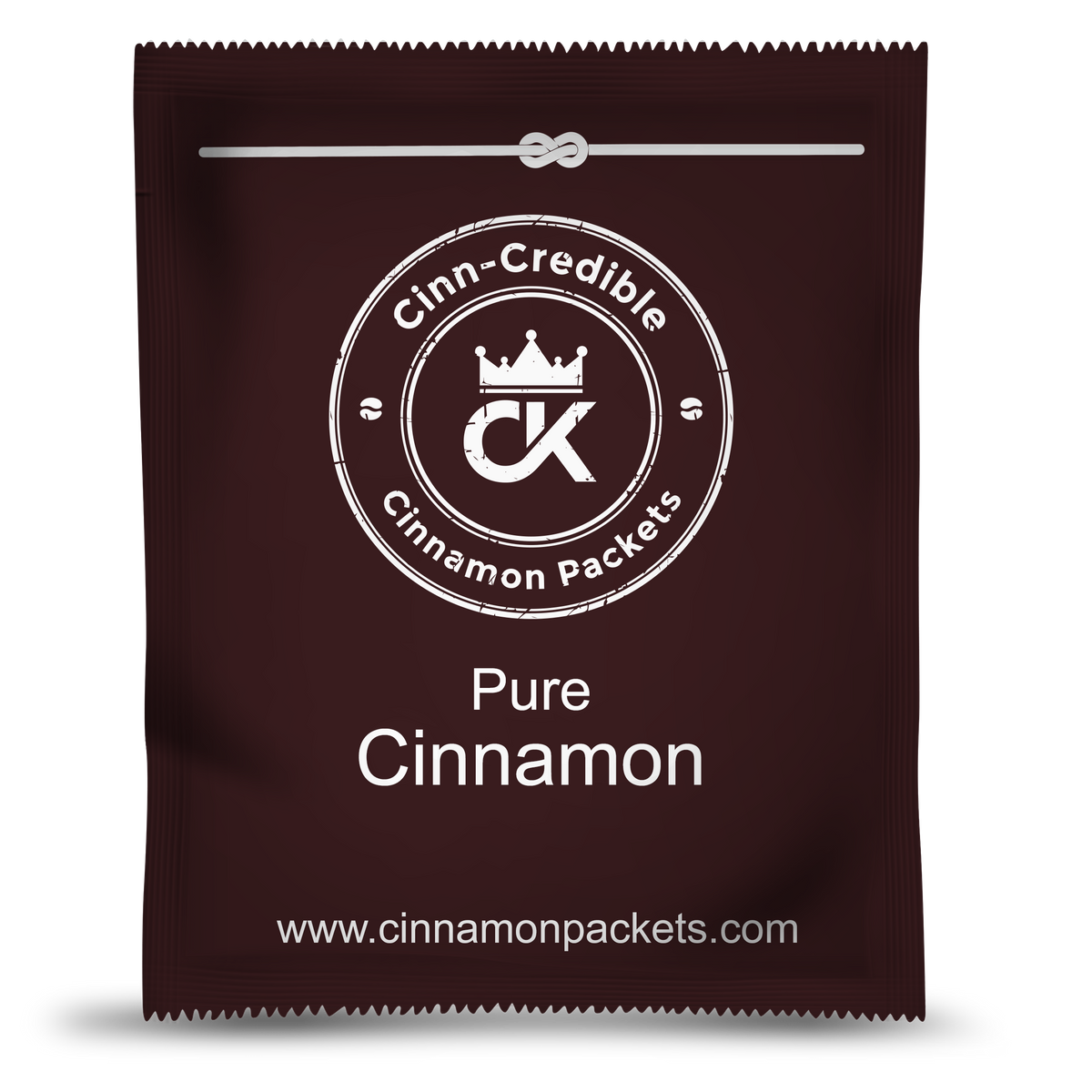 Close-up of a single Cinnamon Packet