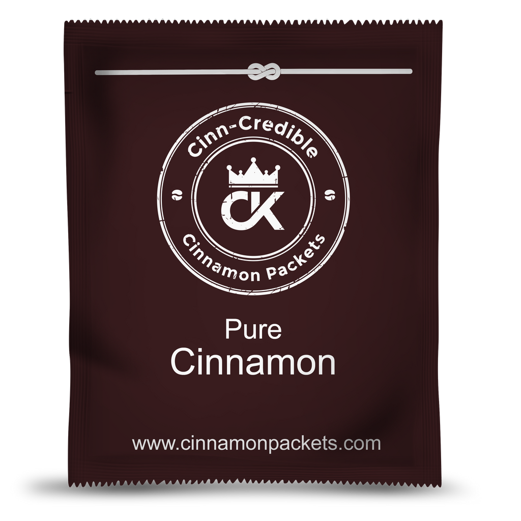 Close-up of a single Cinnamon Packet